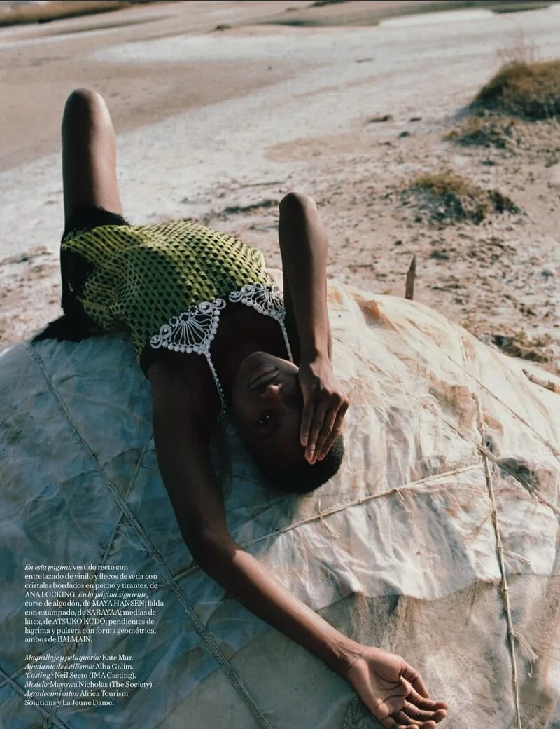 Mayowa Nicholas by Dan Beleiu for Vogue Spain April 2020 — Anne of